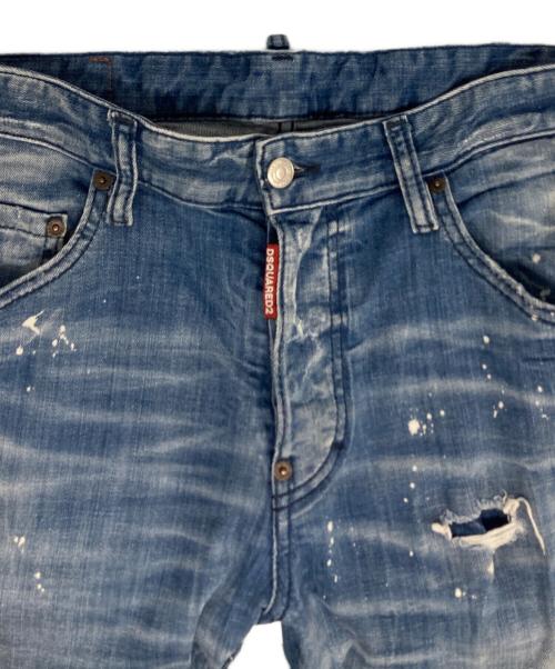 DSQUARED2（ディースクエアード）DSQUARED2 (ディースクエアード) SKATER JEAN インディゴ サイズ:48の古着・服飾アイテム