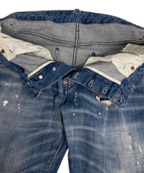 DSQUARED2（ディースクエアード）DSQUARED2 (ディースクエアード) SKATER JEAN インディゴ サイズ:48の古着・服飾アイテム