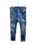 DSQUARED2（ディースクエアード）の古着「SKATER JEAN」｜インディゴ