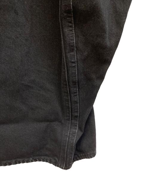 NVRFRGT（ネヴァーフォーゲット）NVRFRGT (ネヴァーフォーゲット) 3D TWISTED WIDE LEG JEANS/NF242P04A ブラック サイズ:1の古着・服飾アイテム