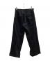 NVRFRGT (ネヴァーフォーゲット) 3D TWISTED WIDE LEG JEANS/NF242P04A ブラック サイズ:1：22000円