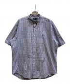 RALPH LAURENラルフローレン）の古着「S/Sチェックシャツ」｜ブルー