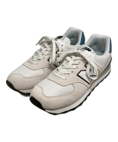 NEW BALANCE（ニューバランス）NEW BALANCE (ニューバランス) U57452Z ブルー×ホワイト サイズ:26.5㎝の古着・服飾アイテム