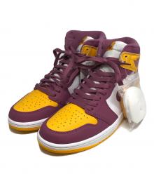 NIKE（ナイキ）の古着「AIR JORDAN1(エアジョーダン1)RETRO HIGH OG/555088-706」｜イエロー×レッド