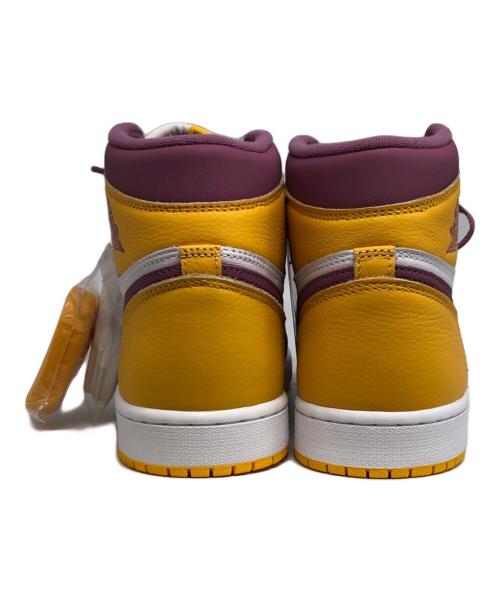 NIKE（ナイキ）NIKE (ナイキ) AIR JORDAN1(エアジョーダン1)RETRO HIGH OG/555088-706 イエロー×レッド サイズ:US9 未使用品の古着・服飾アイテム