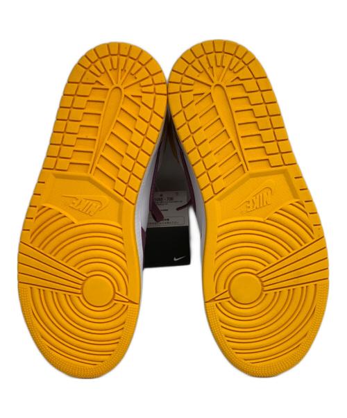 NIKE（ナイキ）NIKE (ナイキ) AIR JORDAN1(エアジョーダン1)RETRO HIGH OG/555088-706 イエロー×レッド サイズ:US9 未使用品の古着・服飾アイテム