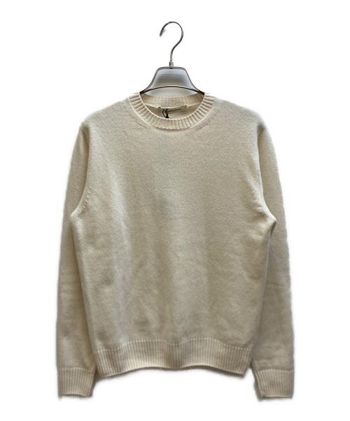 LORENZONI（ロレンツォーニ）LORENZONI (ロレンツォーニ) エコカシミア クルーネック ニット ベージュ サイズ:46/XSの古着・服飾アイテム