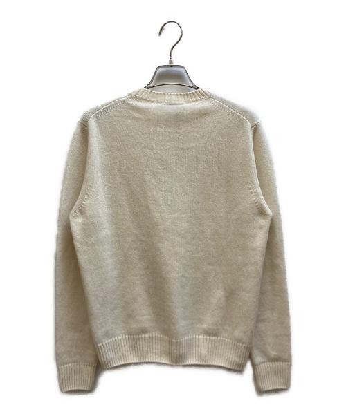 LORENZONI（ロレンツォーニ）LORENZONI (ロレンツォーニ) エコカシミア クルーネック ニット ベージュ サイズ:46/XSの古着・服飾アイテム