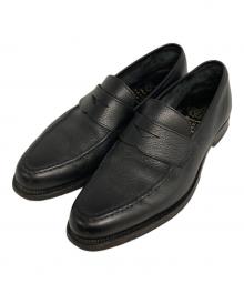 Crockett & Jones（クロケット＆ジョーンズ）の古着「SELHURST コインローファー」｜ブラック