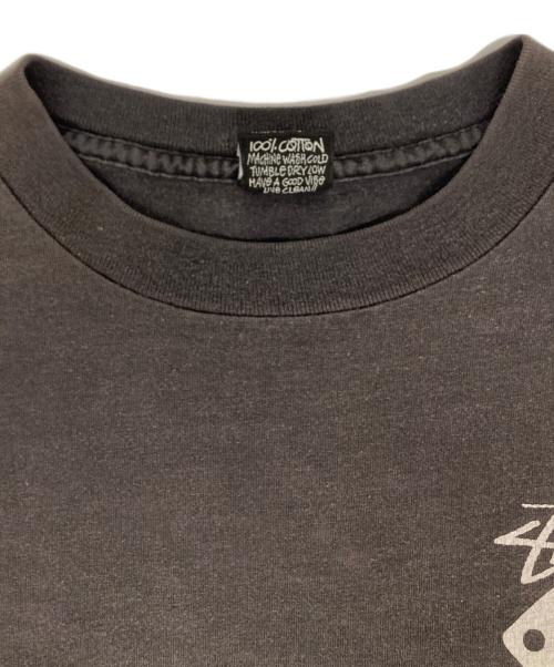 stussy（ステューシー）stussy (ステューシー) プリントTシャツ ブラック サイズ:Lの古着・服飾アイテム