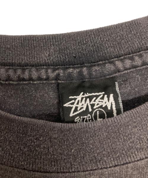 stussy（ステューシー）stussy (ステューシー) プリントTシャツ ブラック サイズ:Lの古着・服飾アイテム