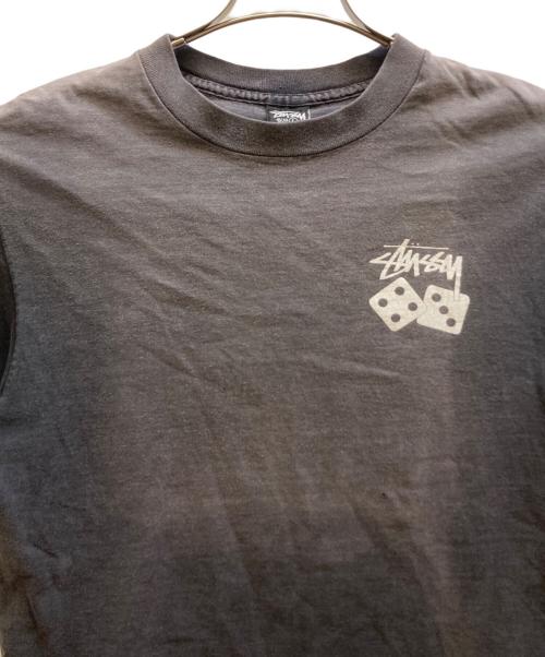 stussy（ステューシー）stussy (ステューシー) プリントTシャツ ブラック サイズ:Lの古着・服飾アイテム
