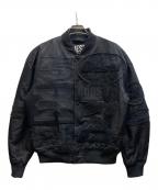 DIESELディーゼル）の古着「J-BULC-PATCH JACKET/RBBAG」｜ブラック