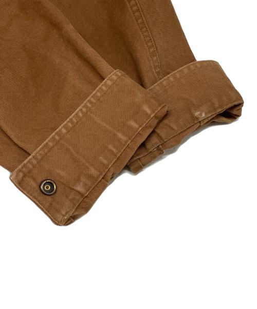 SUPREME（シュプリーム）Supreme (シュプリーム) Logo Taping Work Shirt ブラウン サイズ:XLの古着・服飾アイテム