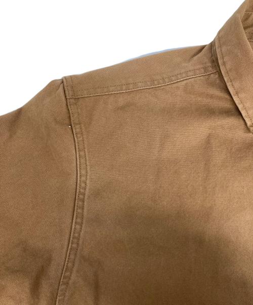 SUPREME（シュプリーム）Supreme (シュプリーム) Logo Taping Work Shirt ブラウン サイズ:XLの古着・服飾アイテム