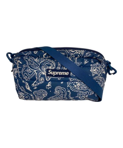 SUPREME（シュプリーム）Supreme (シュプリーム) ペイズリー柄ショルダーバッグ/22AW ブルー サイズ:-の古着・服飾アイテム