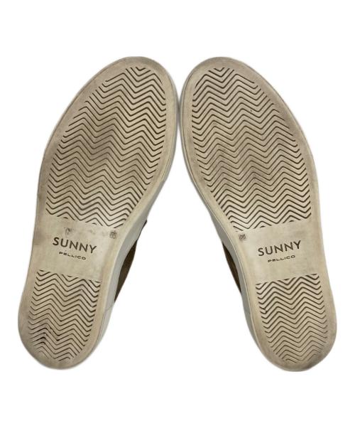 SUNNY PELLICO（サニーペリコー）SUNNY PELLICO (サニーペリコー) スリッポン ブラウン サイズ:38の古着・服飾アイテム