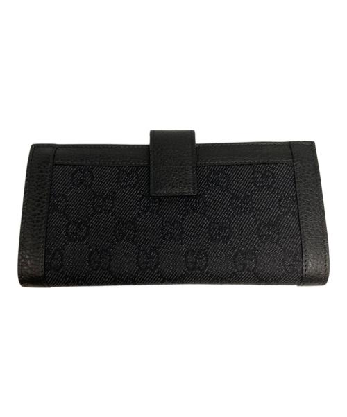 GUCCI（グッチ）GUCCI (グッチ) GGキャンバス長財布/231839/2184/G刻印 ブラック サイズ:-の古着・服飾アイテム