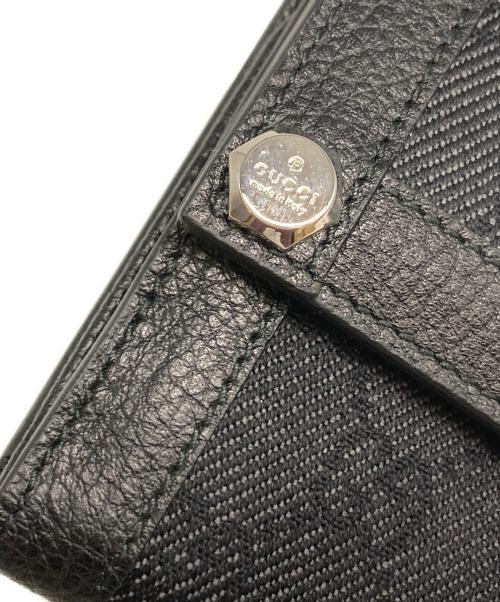 GUCCI（グッチ）GUCCI (グッチ) GGキャンバス長財布/231839/2184/G刻印 ブラック サイズ:-の古着・服飾アイテム