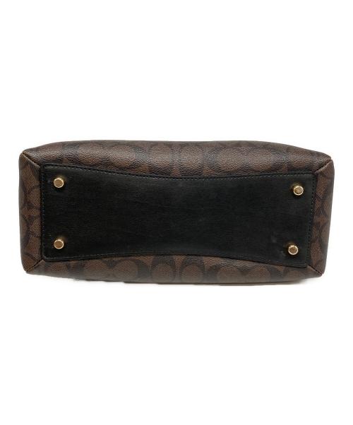 COACH（コーチ）COACH (コーチ) 2WAYバッグ/91494 ブラウン×ブラック サイズ:-の古着・服飾アイテム