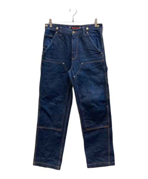 TOUGH DUCK（タフダック）TOUGH DUCK (タフダック) ダブルニーデニムペインターパンツ / WP040/1/3/4  インディゴ サイズ:76cm (W30)の古着・服飾アイテム