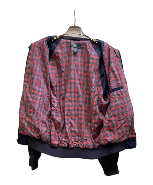 POLO RALPH LAUREN（ポロ・ラルフローレン）POLO RALPH LAUREN (ポロ・ラルフローレン) 中綿スイングトップ ネイビー サイズ:Mの古着・服飾アイテム