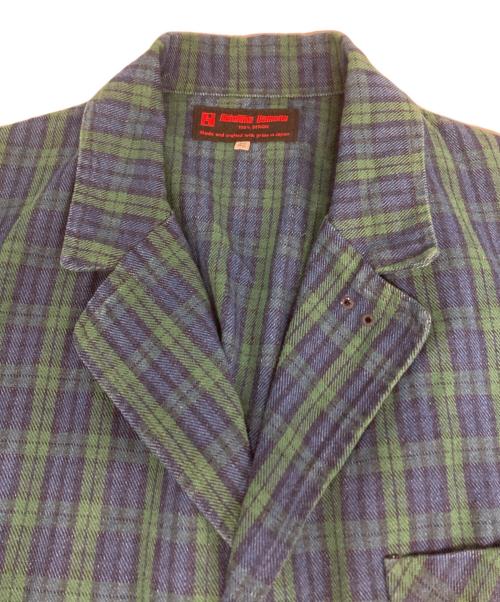 EVISU（エヴィス）EVISU (エヴィス) YAMANE (ヤマネ) カバーオール インディゴ×グリーン サイズ:42の古着・服飾アイテム