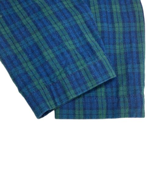 EVISU（エヴィス）EVISU (エヴィス) YAMANE (ヤマネ) カバーオール インディゴ×グリーン サイズ:42の古着・服飾アイテム