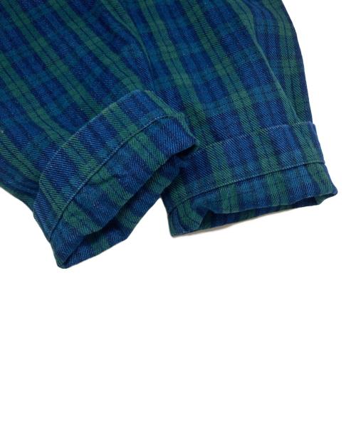 EVISU（エヴィス）EVISU (エヴィス) YAMANE (ヤマネ) カバーオール インディゴ×グリーン サイズ:42の古着・服飾アイテム