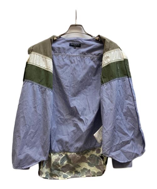 COMME des GARCONS HOMME（コムデギャルソン オム）COMME des GARCONS HOMME (コムデギャルソン オム) 切替チェックシャツ/HK-B001 ブルー×グリーン サイズ:Sの古着・服飾アイテム