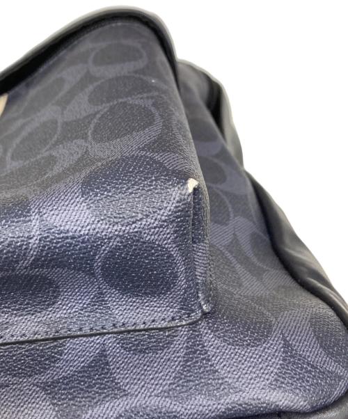 COACH（コーチ）COACH (コーチ) シグネチャーラインリュック/F72340 ネイビーの古着・服飾アイテム