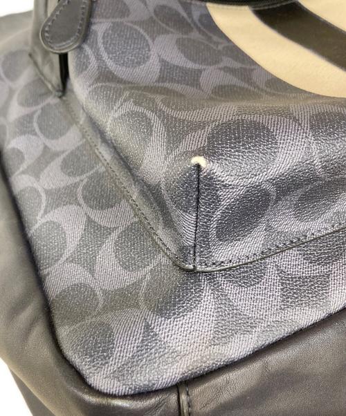 COACH（コーチ）COACH (コーチ) シグネチャーラインリュック/F72340 ネイビーの古着・服飾アイテム