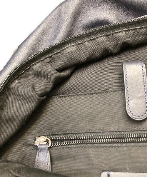 COACH（コーチ）COACH (コーチ) シグネチャーラインリュック/F72340 ネイビーの古着・服飾アイテム
