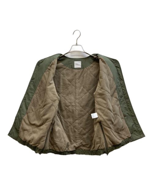 kurashi&trips publishing（クラシアンドトリップス パブリッシング）kurashi&trips publishing (クラシアンドトリップス パブリッシング) 裏フリースノーカラージャケット / 903-70903868-X グリーン サイズ:-の古着・服飾アイテム