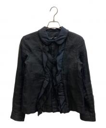 tricot COMME des GARCONS（トリココムデギャルソン）の古着「丸襟ブラウス」｜ブラック