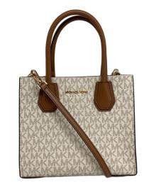 MICHAEL KORS（マイケル・コース）の古着「2WAYショルダーバッグ / 35S1GM9M2B」｜ベージュ