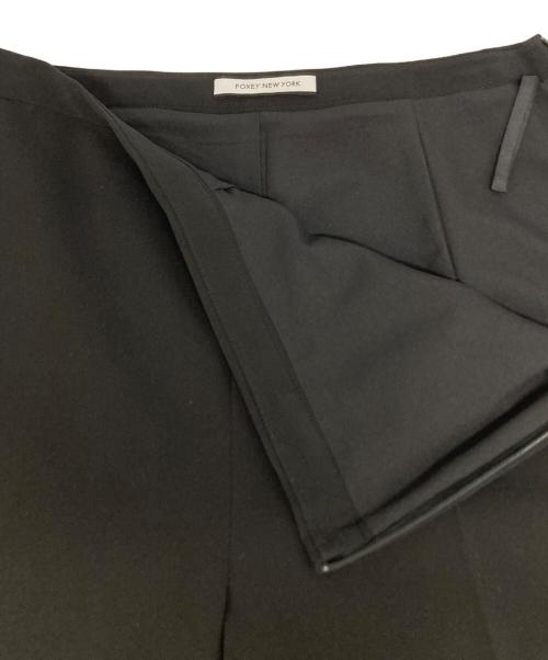 FOXEY NEWYORK（フォクシーニューヨーク）FOXEY NEWYORK (フォクシーニューヨーク) スラックス / 40558 ブラック サイズ:40の古着・服飾アイテム