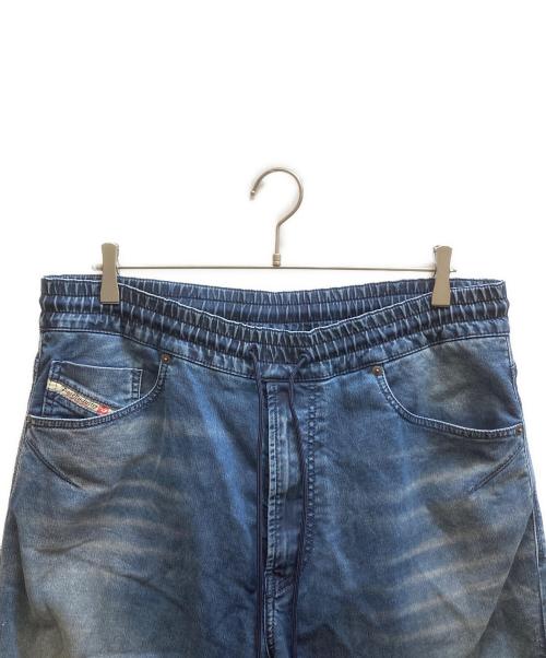 DIESEL（ディーゼル）DIESEL (ディーゼル) ウォッシュ加工ウエストコードジョグジーンズ/068DS インディゴ サイズ:W34の古着・服飾アイテム