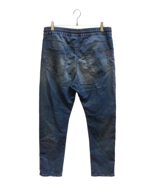 DIESEL（ディーゼル）DIESEL (ディーゼル) ウォッシュ加工ウエストコードジョグジーンズ/068DS インディゴ サイズ:W34の古着・服飾アイテム