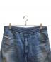 DIESEL (ディーゼル) ウォッシュ加工ウエストコードジョグジーンズ/068DS インディゴ サイズ:W34：8000円