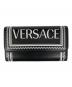 VERSACE（ヴェルサーチェ）の古着「ロゴプリント長財布」｜ブラック