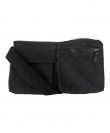 GUCCI（グッチ）の古着「ウエストポーチ/28566」｜ブラック