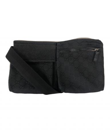 中古・古着通販】GUCCI (グッチ) ウエストポーチ/28566 ブラック