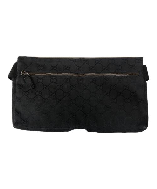 GUCCI（グッチ）GUCCI (グッチ) ウエストポーチ/28566 ブラックの古着・服飾アイテム