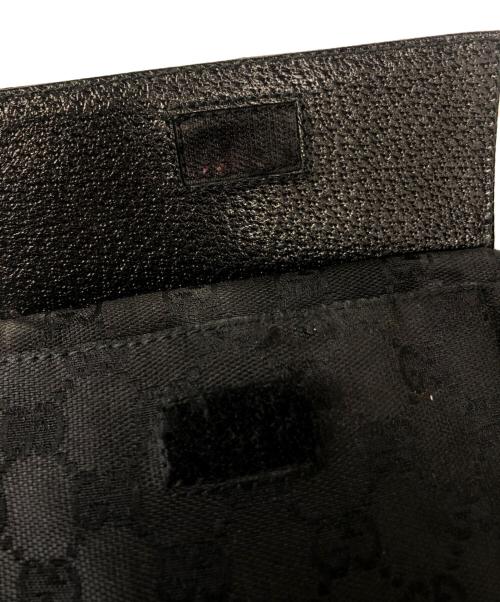 GUCCI（グッチ）GUCCI (グッチ) ウエストポーチ/28566 ブラックの古着・服飾アイテム