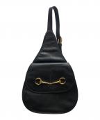 GUCCIグッチ）の古着「ホースビットワンショルダーバッグ」｜ブラック