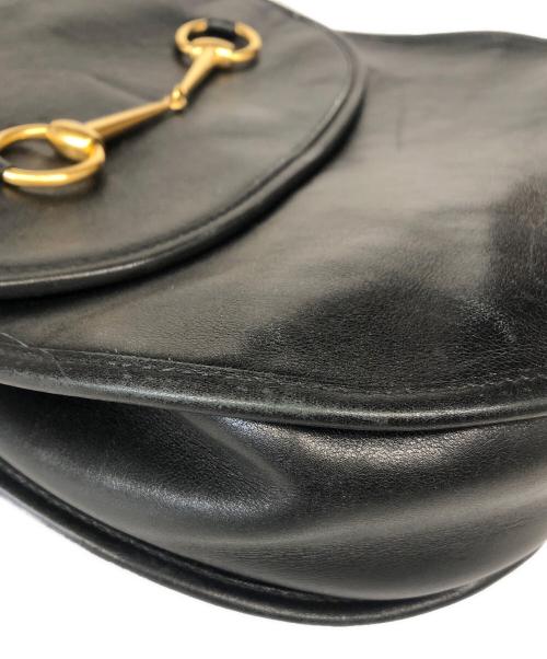 GUCCI（グッチ）GUCCI (グッチ) ホースビットワンショルダーバッグ ブラックの古着・服飾アイテム