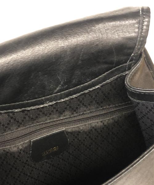 GUCCI（グッチ）GUCCI (グッチ) ホースビットワンショルダーバッグ ブラックの古着・服飾アイテム