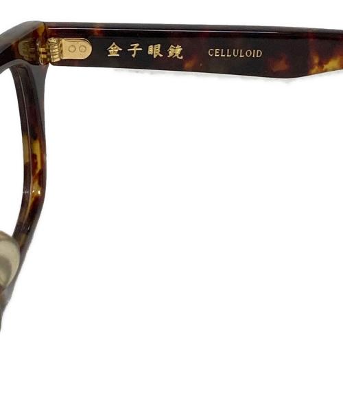 金子眼鏡（カネコガンキョウ）金子眼鏡 (カネコガンキョウ) セルロイドサングラス/KC-42 DEMI ブラウン サイズ:-の古着・服飾アイテム