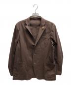 LARDINIラルディーニ）の古着「3Bテーラードジャケット/JICM21」｜ブラウン
